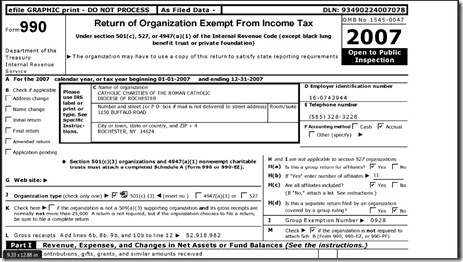 CC 2007 IRS Form 990 - CCR1