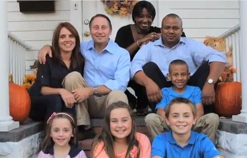 Candidates Astorino & Moss and their families